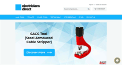 Desktop Screenshot of electricians-direct.co.uk